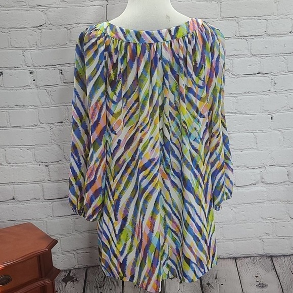 TRINA Turk 100% Silk Water Color design - Picture 7 of 11